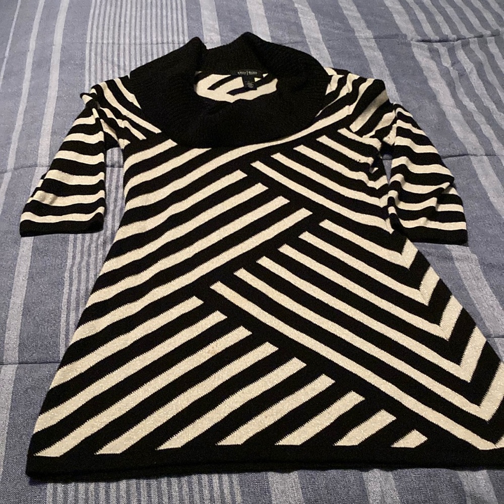 White House black market size small top with cowl neckline